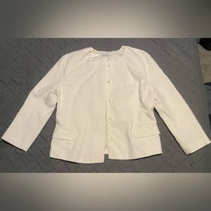 Liz Claiborne white dress jacket